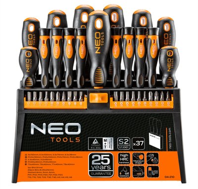 Neo Tools 04-210 Набiр вiкруток i насадок, 37 шт. 04-210 фото