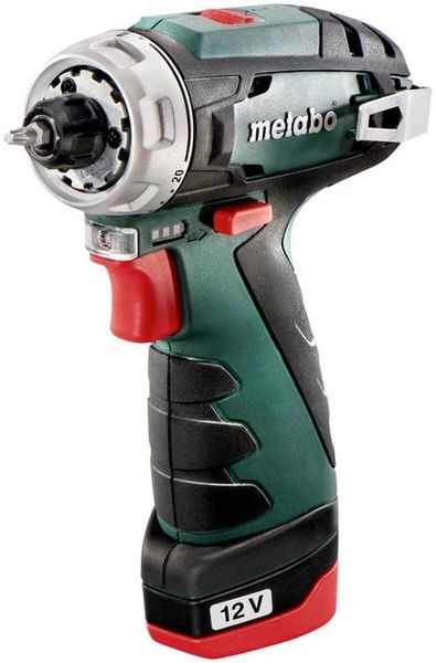 Шуруповерт аккумуляторный METABO PowerMaxx BS Basic + LC 12 (кейс мини) 600984500 фото