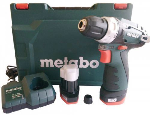 Шуруповерт аккумуляторный METABO PowerMaxx BS Basic + LC 12 (кейс мини) 600984500 фото