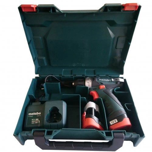 Шуруповерт аккумуляторный METABO PowerMaxx BS Basic + LC 12 (кейс мини) 600984500 фото