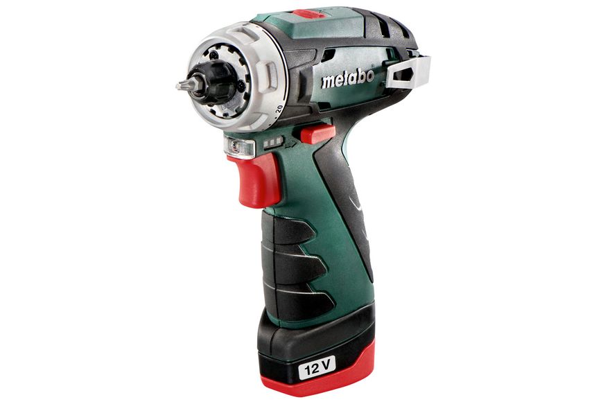 Шуруповерт аккумуляторный METABO PowerMaxx BS Basic + LC 12 (кейс мини) 600984500 фото