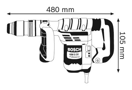 Bosch GSH 5 CE 0.611.321.000 фото