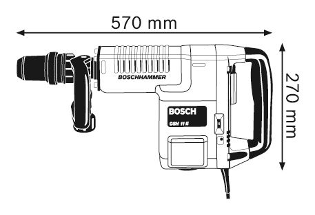 Bosch GSH 11E SDS-max 0.611.316.708 фото