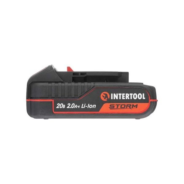 Акумулятор 20 В, Li-ion, 2.0 Аг, індикатор рівня заряду Intertool (WT-0340) WT-0340 фото