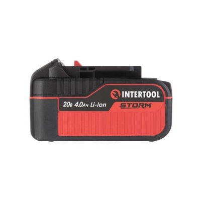 Аккумулятор 20 В, Li-ion, 4.0 Ач, индикатор уровня заряда Intertool (WT-0341) WT-0341 фото