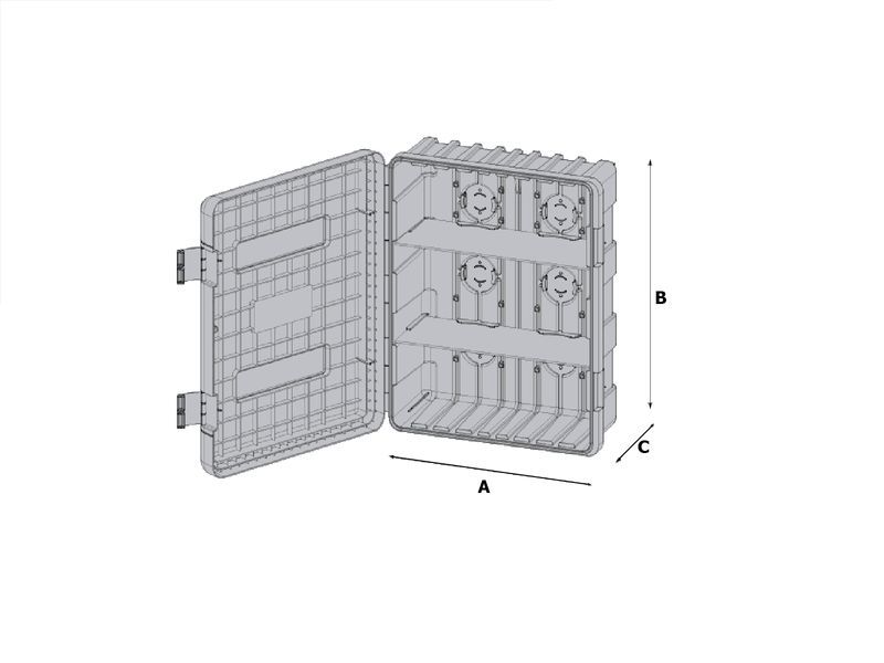 Ящик для інструментів Daken Dual Box 616х735х270 мм об'єм 75 л (1001161010) 1001161010 фото