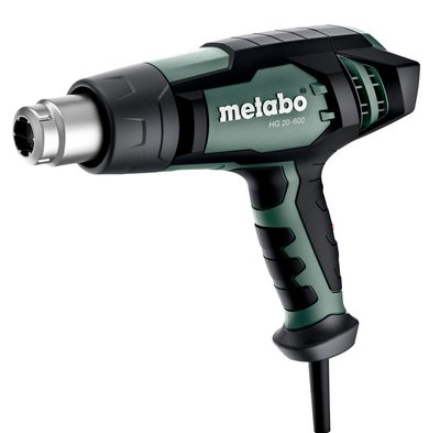 Metabo Фен будівельний HGE 23-650 LCD, 2300Вт, 80-650 градусів, 150/500л/мин, 0.7кг 603065000 фото