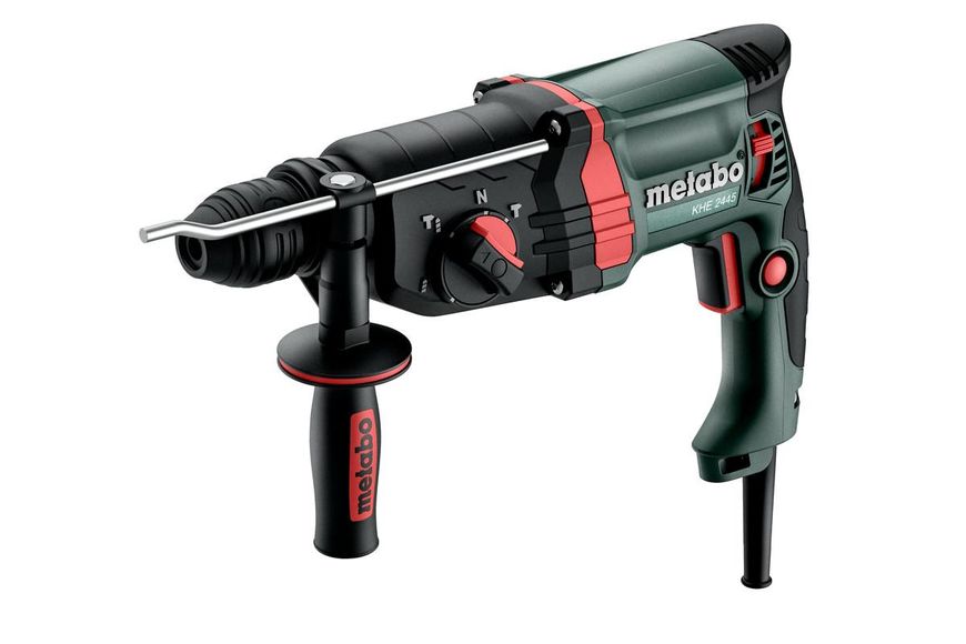 Перфоратор Metabo KHE 2445, 800Вт, SDS-plus, 2.4Дж, 3 режими, 0-1500об/хв, 2.8кг 601709500 фото