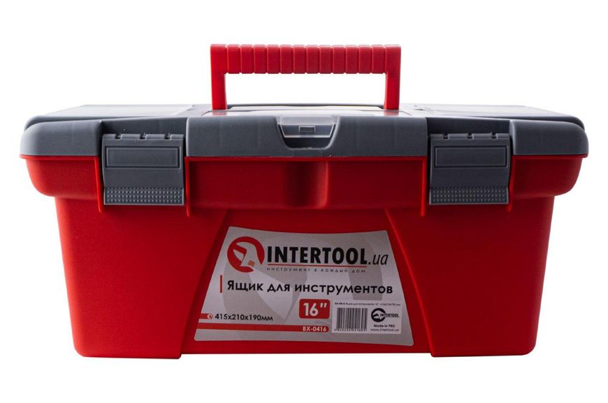 Ящик для інструменту 16" 415*210*190 мм Intertool BX-0416 BX-0416 фото