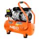 Neo Tools 12K020 Компресор, безмасляний, 230В, 12л, 8 Бар, 105л/хв, 500Вт, прямий привід, індукційний, IP20 12K020 фото 1