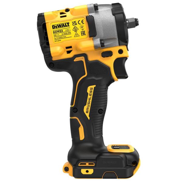 Гайковерт ударный аккумуляторный бесщёточный DeWALT DCF923N DCF923N фото