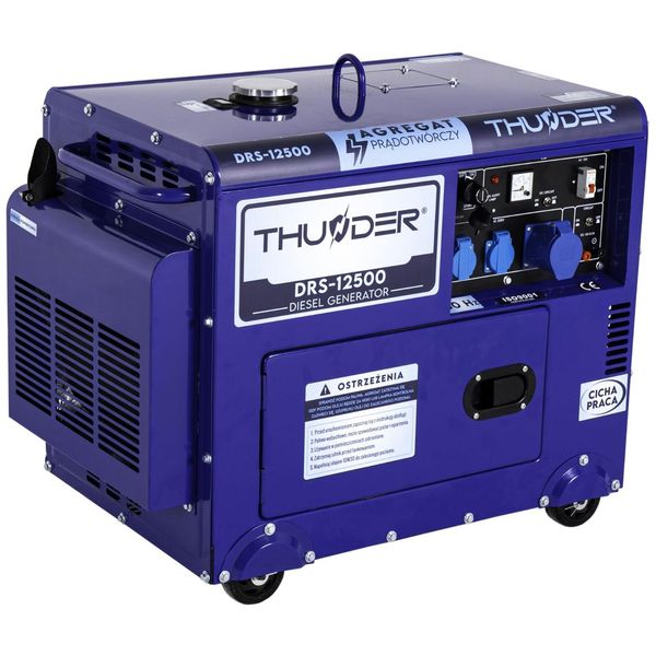 Дизельний генератор THUNDER DRS-12500 + газова плитка Orcamp CK-505 + електричний обігрівач Gardyer HE2000 DRS-12500 фото