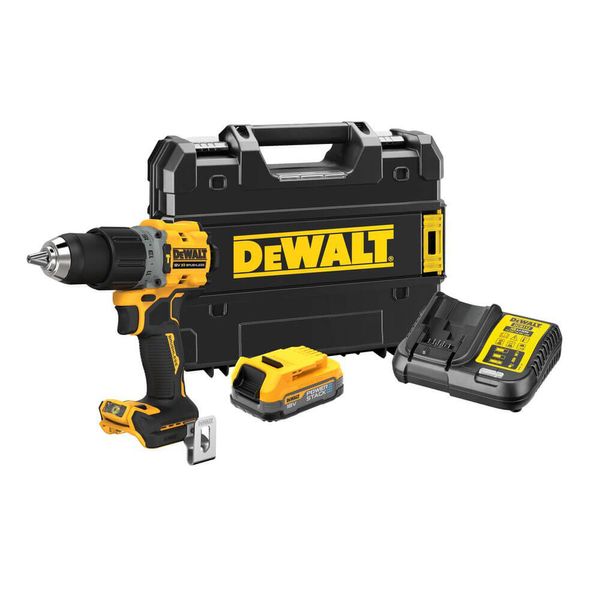 Дриль-шуруповерт акумуляторна безщіткова ударна DeWALT DCD805E1T DCD805E1T фото