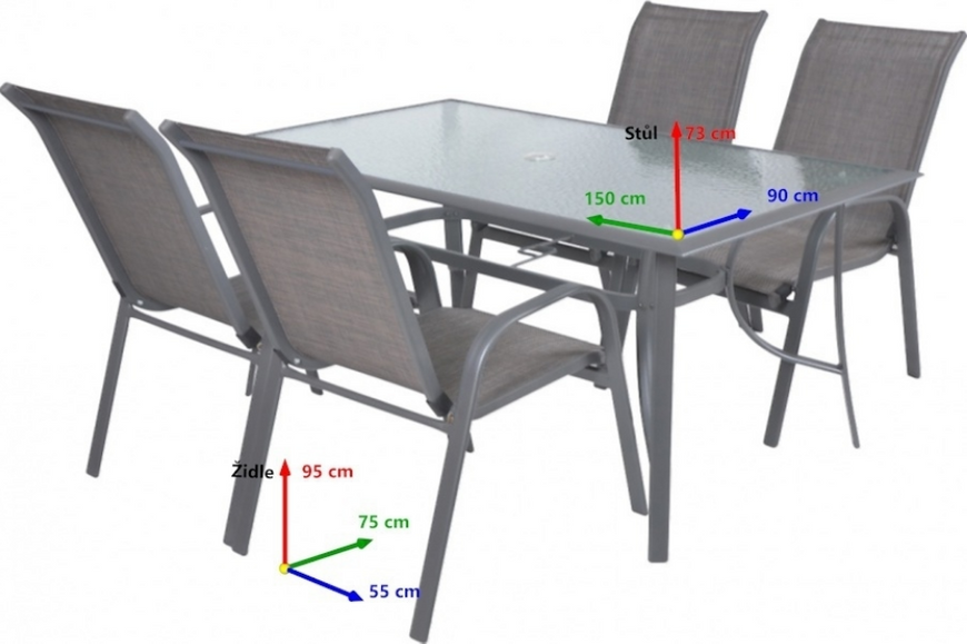 Набір садових меблів HECHT SOFIA SET 4 SOFIASET4 фото